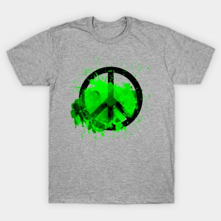 Peace of a Rainbow - Green T-Shirt